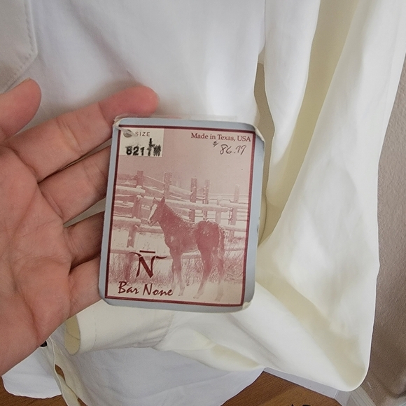 NWT Bar N Embroidered Western Blouse - Picture 4 of 8